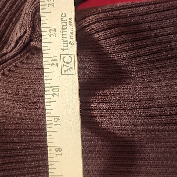 JONES NY SWEATER JACKET DEEP BROWN FULL ZIP - SUPER WARM 3X - Picture 12 of 12